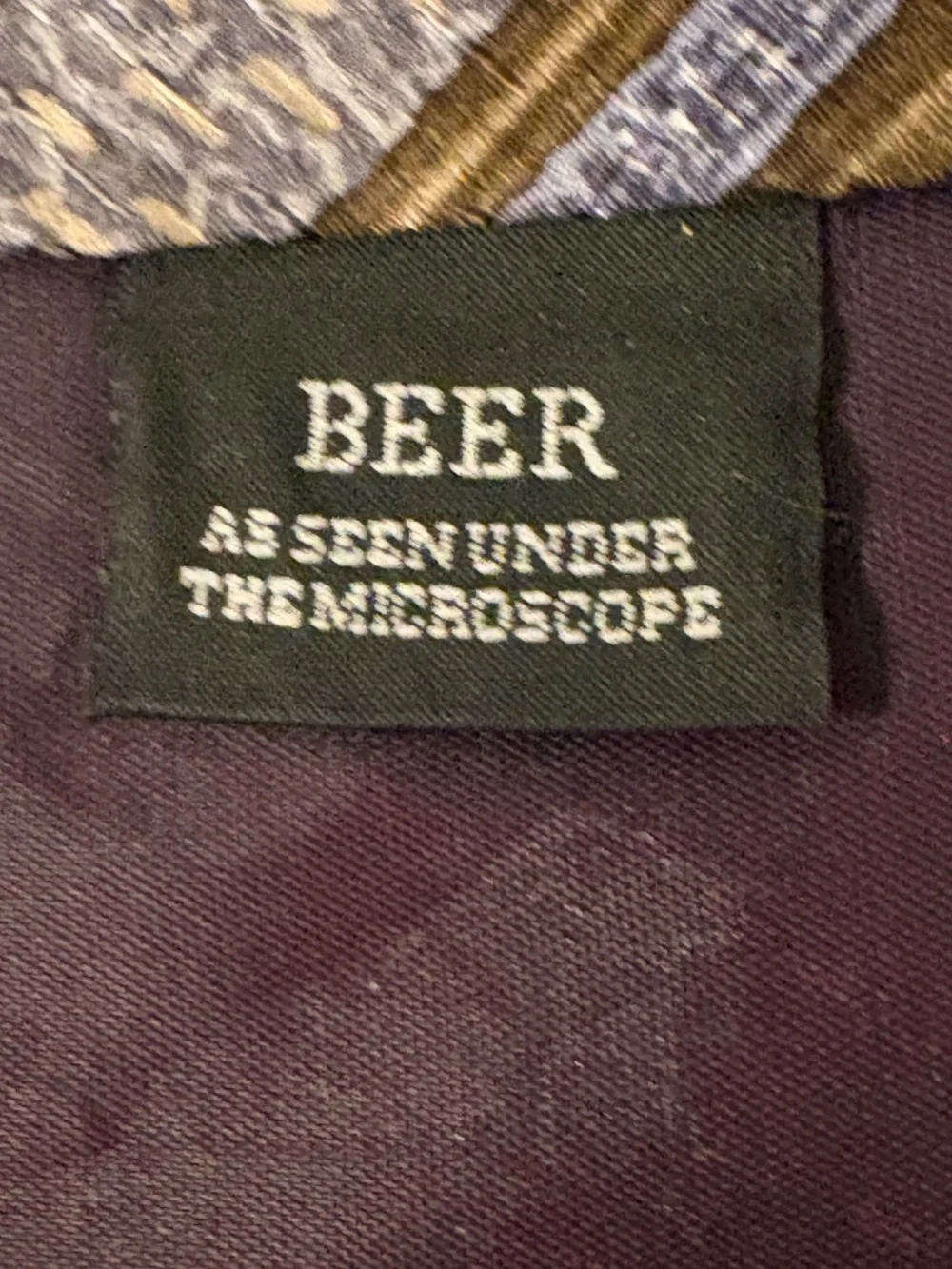 Vintage Stonehenge Cocktail Collection Silk Tie Beer Microscope 3.75